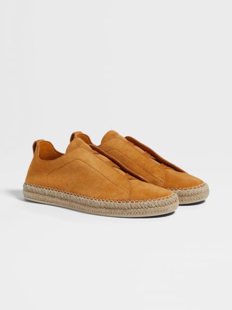 OCHRE SUEDE TRIPLE STITCH™ ESPADRILLES