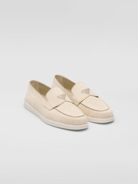 Suede loafers