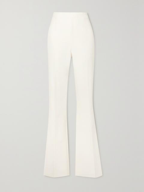 Alexa Stretch-crepe Flared Pants