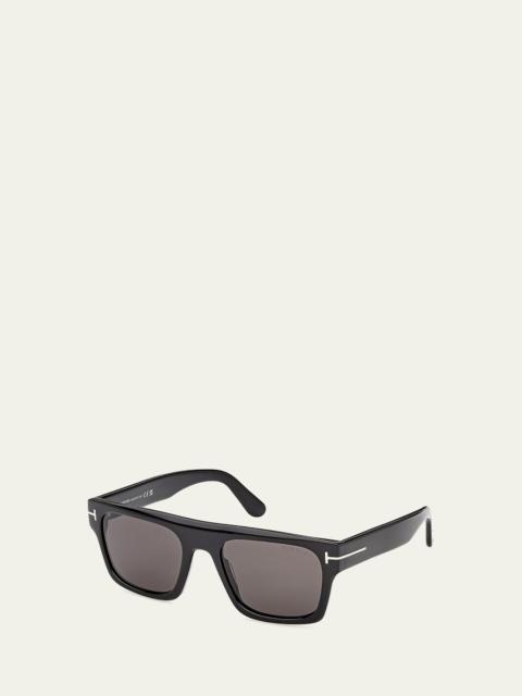 Men's Cyrus 02 53mm Square Acetate Sunglasses