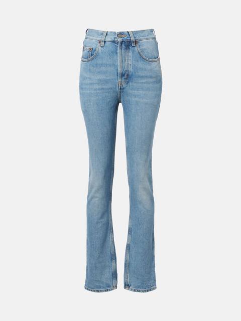 Mid-rise bootcut jeans