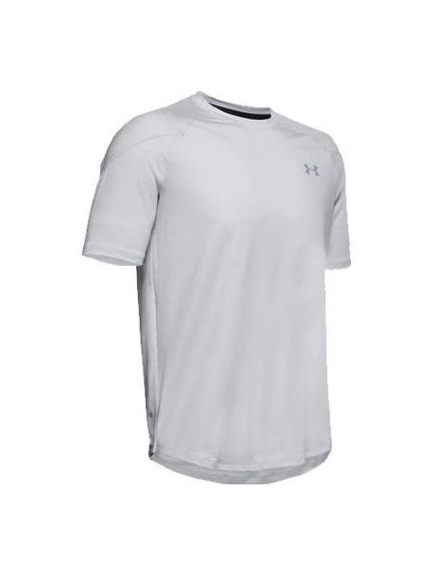 Men's Under Armour Recover Pattern Training Short Sleeve light grey 1351569-014