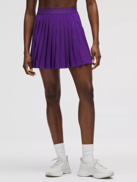 High-Rise Pleated Tennis Skirt *Long