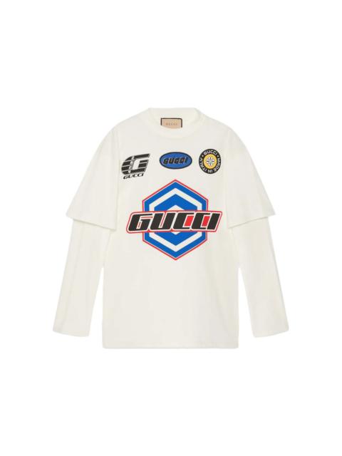 Gucci Cotton Jersey T-Shirt Off White