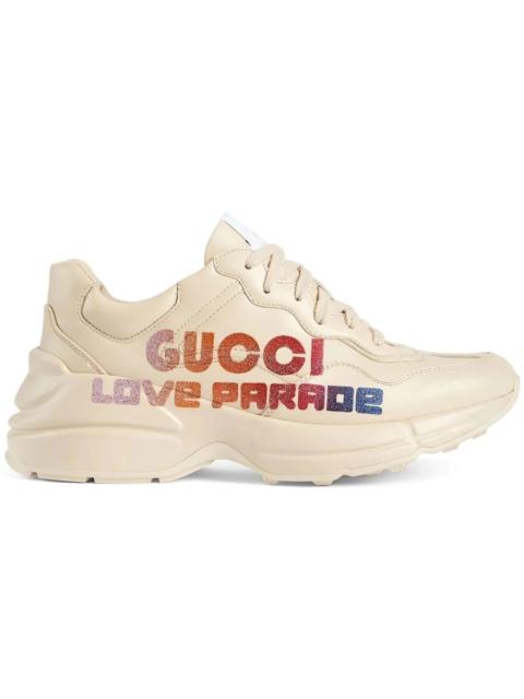 Women's Rhyton Gucci Love Parade sneaker