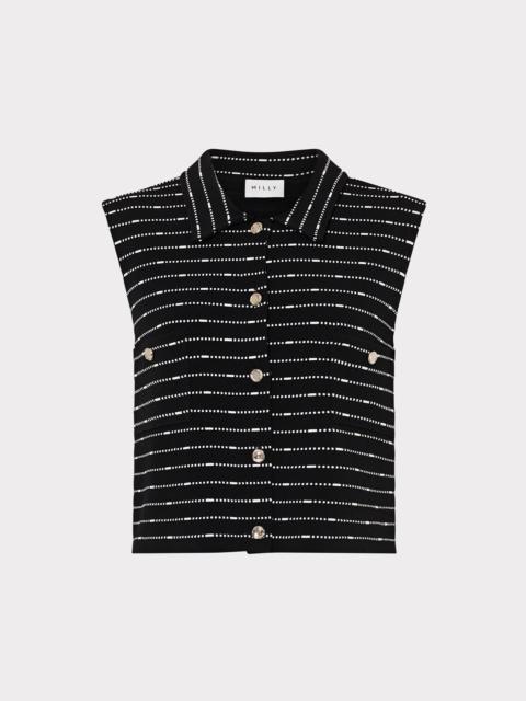 Lainey Striped Knit Top