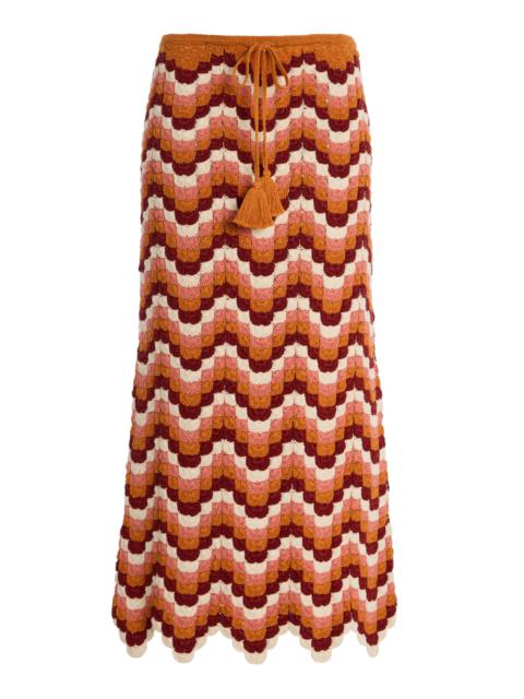 Exclusive Rivieria Safi Cotton Maxi Skirt multi