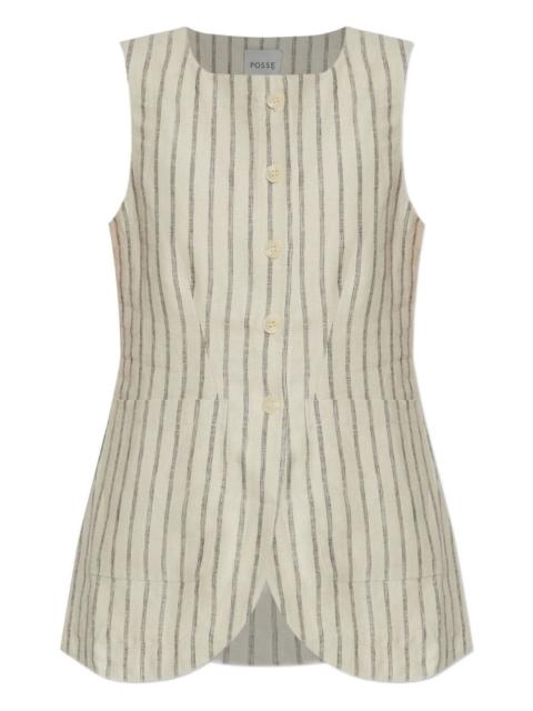 pinstripe waistcoat