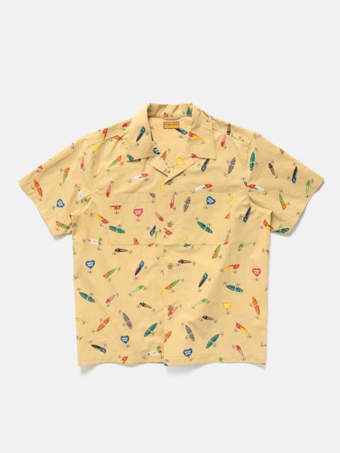 Open Collar Shirt Beige