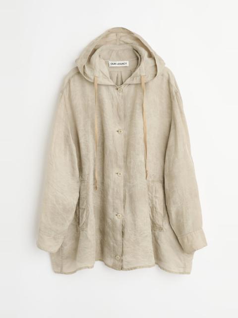 Rover Shirt Ghost Grey Wax Dipped Cupro