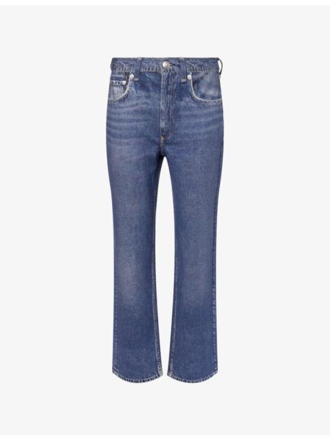 Harlow Straight-Leg Featherweight Stretch-Denim Jeans