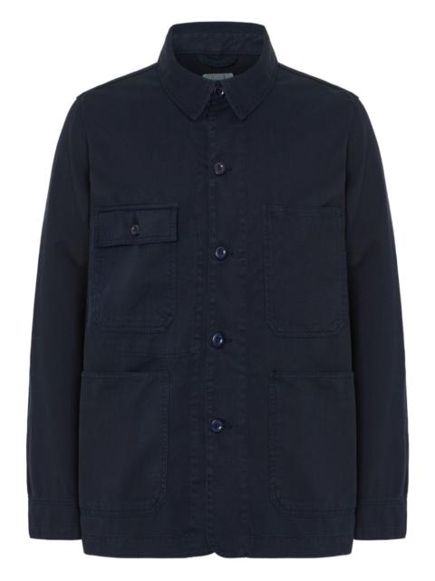 patch-pocket shirt jacket