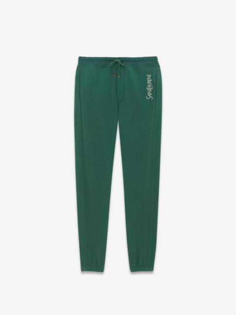 saint laurent sweatpants in fleece