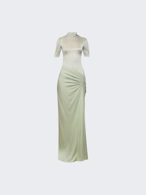 Fusion Ruched Tee Gown Mint