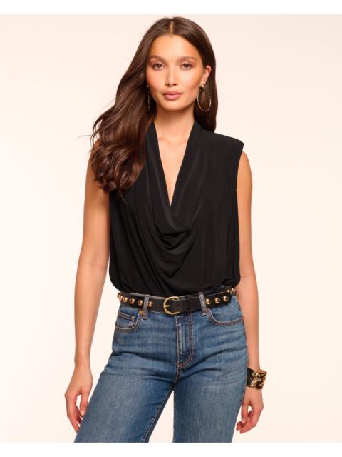 Sleeveless Eden Cowl Neck Bodysuit