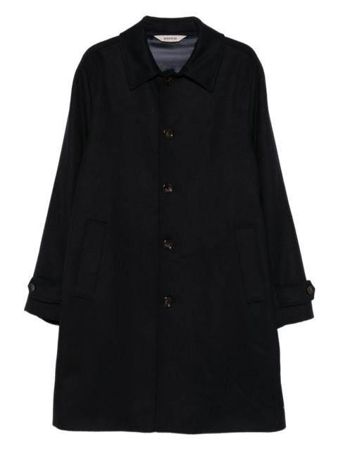button-fastening coat