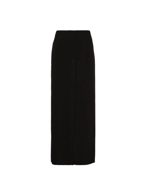 Heritage Slit Crepe Long Skirt