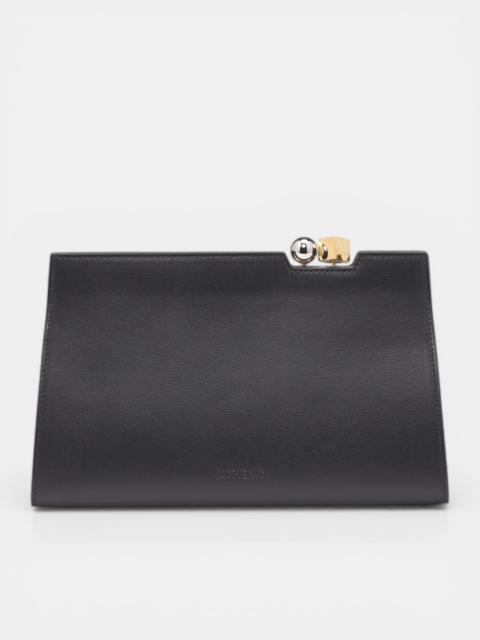 Black Leather Salon Shoulder Bag