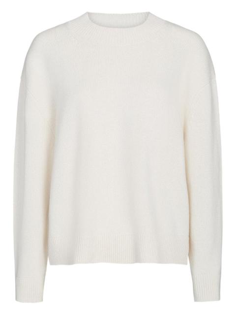 crew-neck long-sleeve sweater