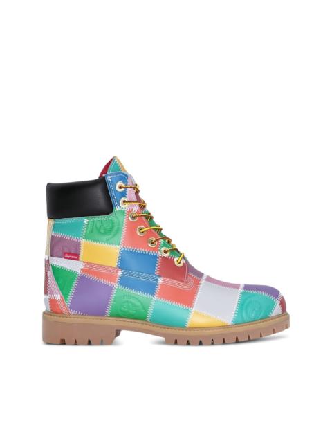 patchwork boots