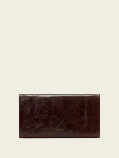 HARLUNA LEATHER CLUTCH BAG