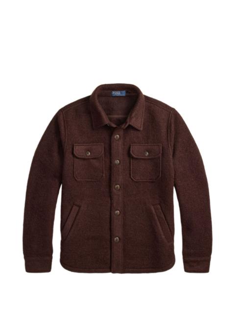 felted shirt jacket
