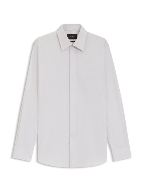 CHECKED REGULAR-FIT SHIRT IN ITALIAN-MADE COTTON