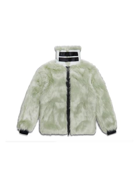Nike x Ambush Women's Reversible Faux Fur Coat Jade Horizon/Black