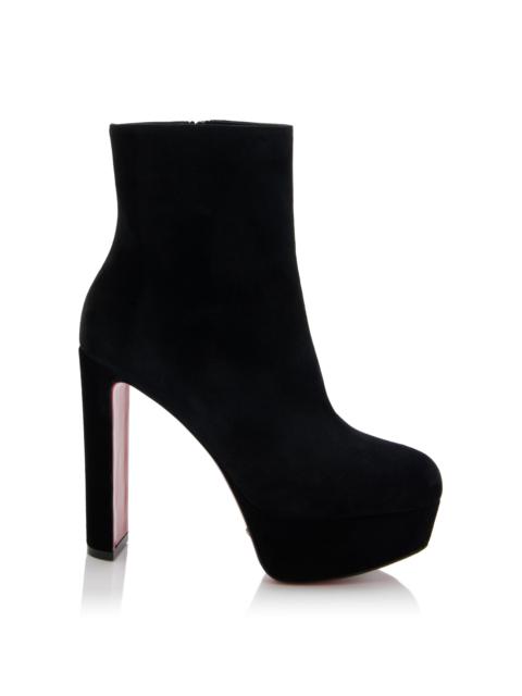 Loo 130mm Velour Ankle Boots black