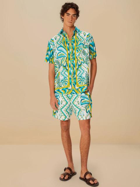 Sand Tropical Tapestry Lenzing™ Ecovero™ Euroflax™ Shorts