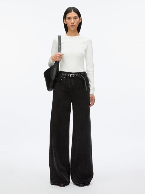 Compact Rib Long Sleeve Tee