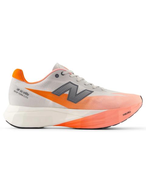 New Balance TCS NYC Marathon FuelCell SuperComp Elite v5 Grapefruit Grey Matter Poppy