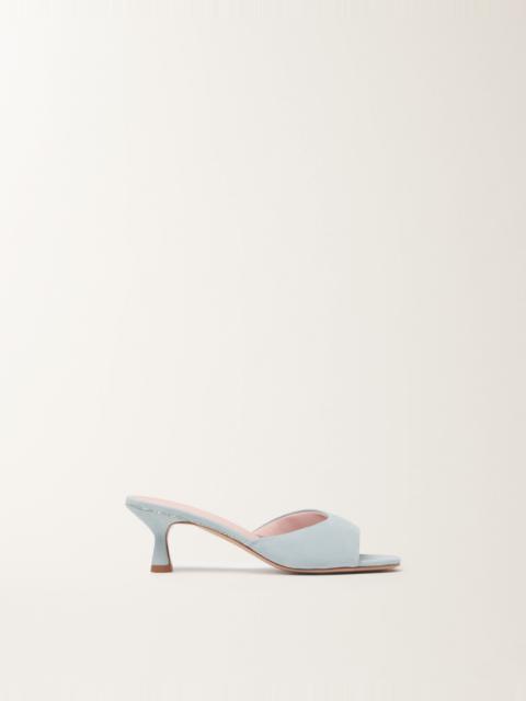 Suede mules