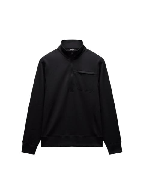 Double Knit Rally Quarter Zip Black