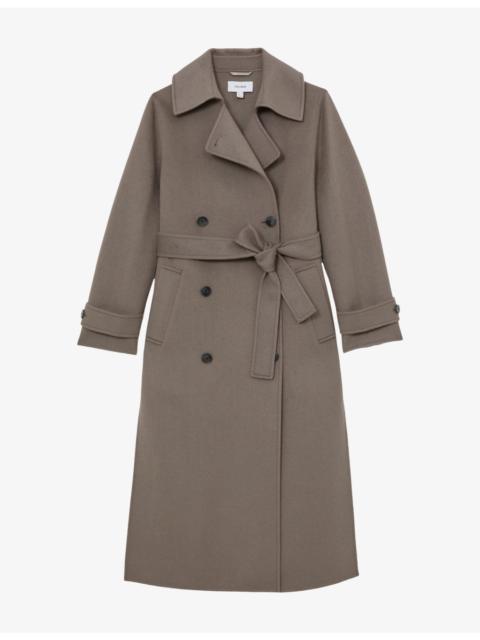 Luna Double-Breasted Wool-Blend Coat