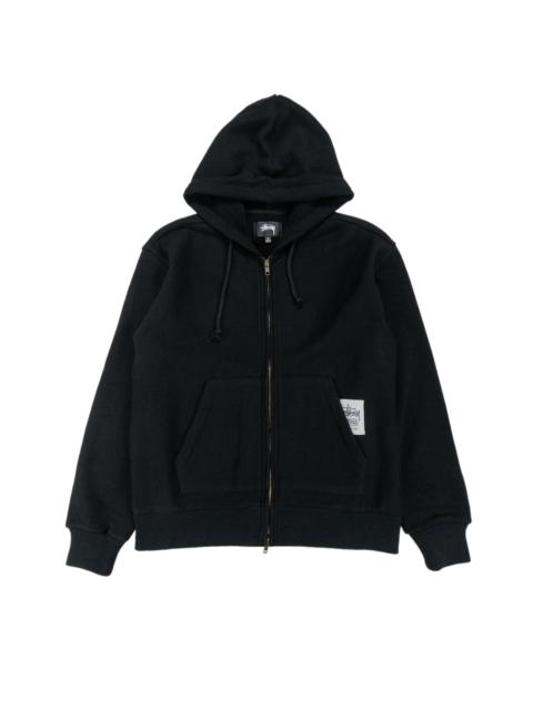 Stüssy Brass Zip Knit Hood Black