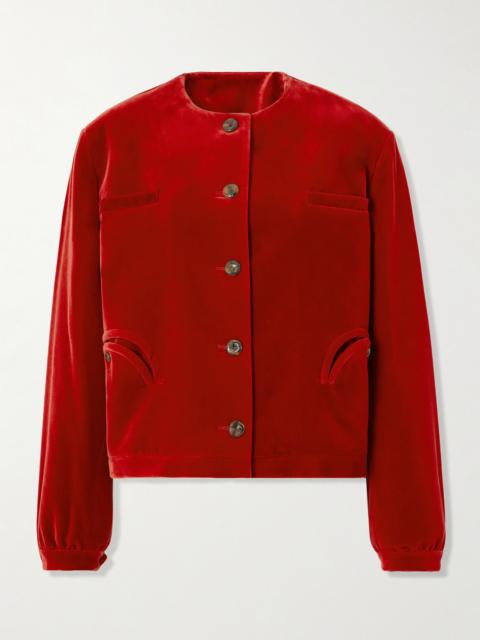 Jealousy Cotton-velvet Jacket