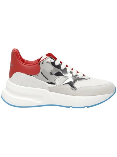 Alexander McQueen Runner White Red SIlver