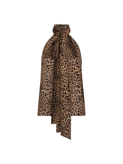 SLEEVELESS LAVALLIERE BLOUSE