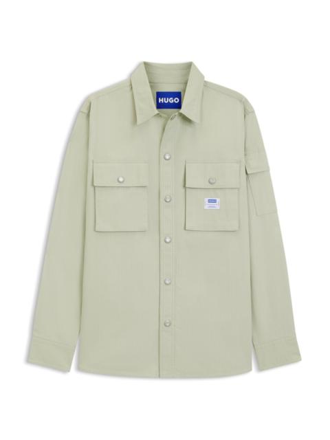 RELAXED-FIT SHIRT IN COTTON RIPSTOP