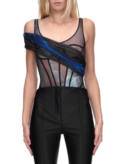 Sheer Corset Bodysuit