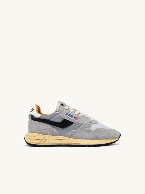 REELWIND LOW SNEAKERS IN SAND SUEDE AND REFLECTIVE NYLON