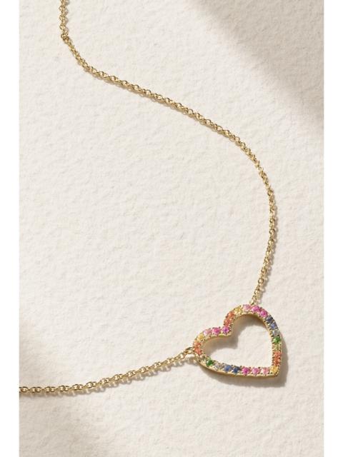 14-karat Gold Sapphire Necklace