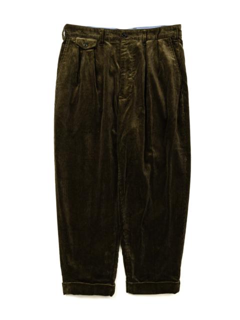 2Pleats Corduroy Dark Green