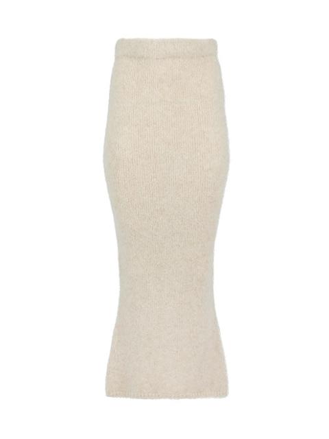 KNIT TUBE SKIRT VANILLA