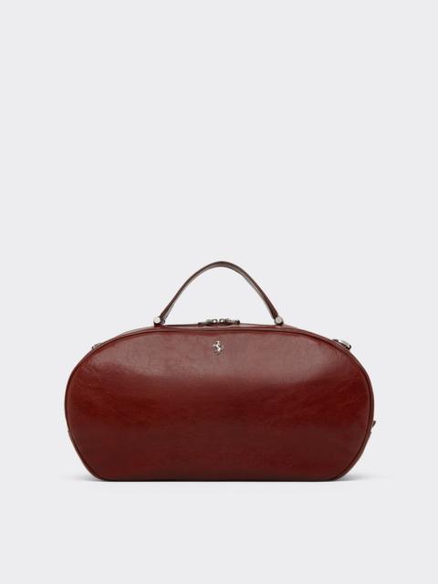 The Ferrari Dino Bowling Bag Soft in glossy leather