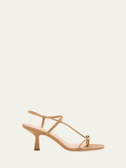 Triana Strappy Leather Dome Sandals