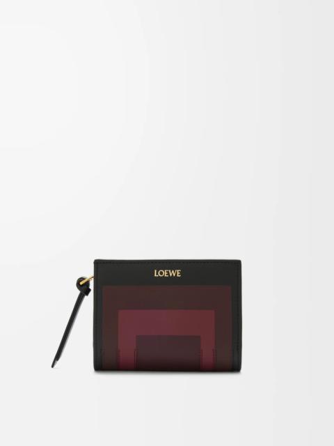 Compact wallet in nappa calfskin