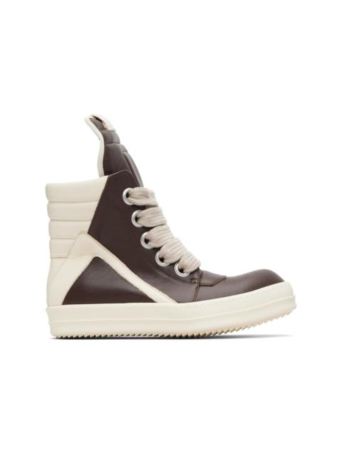 Brown Temple Jumbolace Geobasket Sneakers