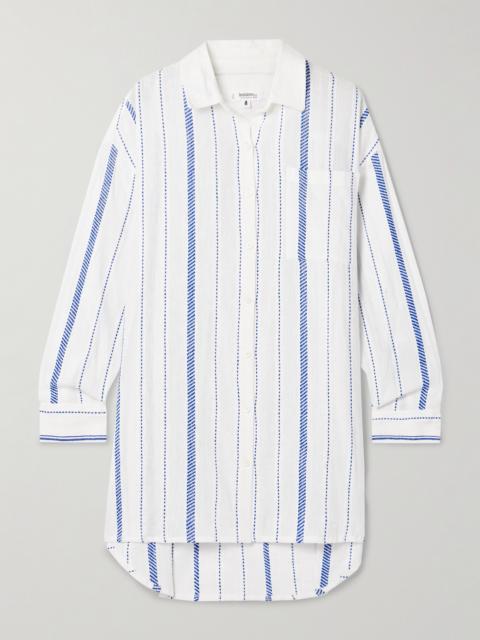 Mariam Striped Cotton-blend Shirt